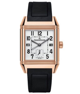 Jaeger LeCoultre Reverso Squadra Hometime (PG / Silver / Rubber) Q7002620