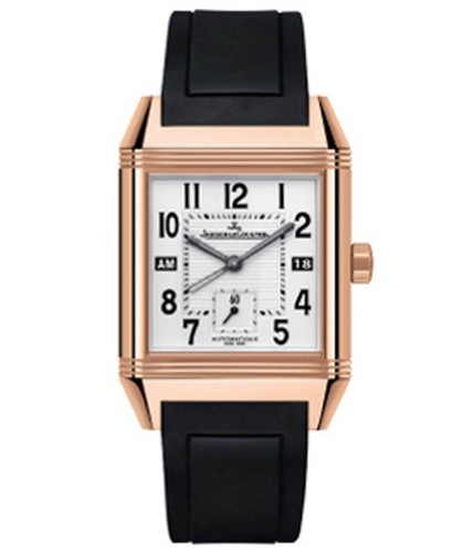 Jaeger LeCoultre Reverso Squadra Hometime (PG / Silver / Rubber) Q7002620