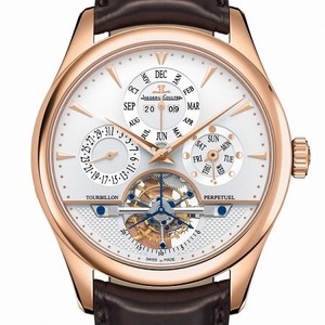 Jaeger LeCoultre Tourbillon Perpetual Calendar (RG / Silver) Q500242A