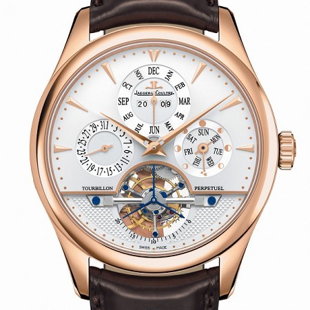 Jaeger LeCoultre Tourbillon Perpetual Calendar (RG / Silver) Q500242A