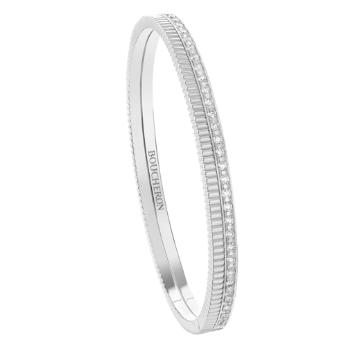 Boucheron Quatre Radiant Edition white bangle bracelet