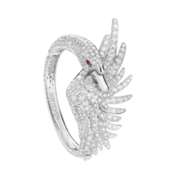 Boucheron Cypris, the swan Bracelet Diamonds