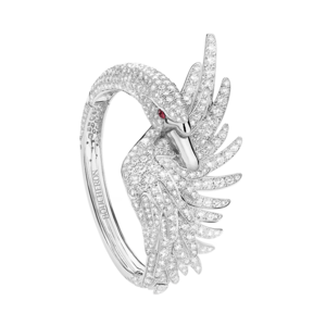 Boucheron Cypris, the swan Bracelet Diamonds