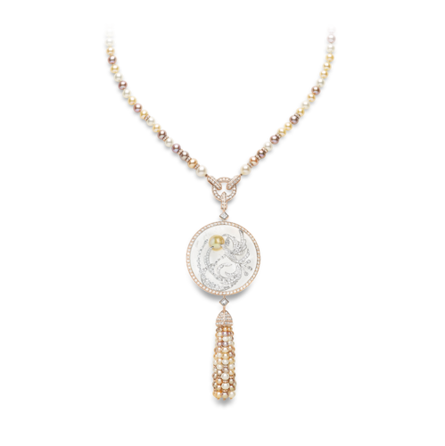 Boucheron Hera, the peacock medallion