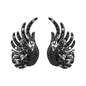 Boucheron Cypris, the Black swan stud Earrings
