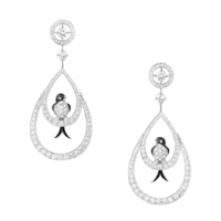 Boucheron Hirunda, the swallows pendant Earrings