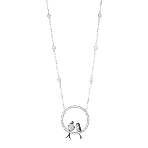 Boucheron Aronda, the swallow pendant
