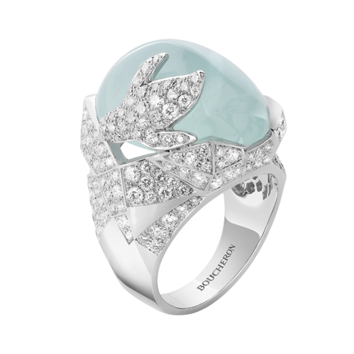 Boucheron Arctic, the Penguin Ring Aquamarine