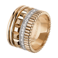 Boucheron Quatre Radiant Edition pink large ring