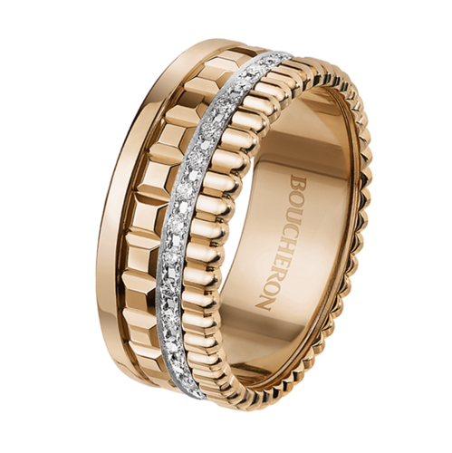 Boucheron Quatre Radiant Edition pink small ring