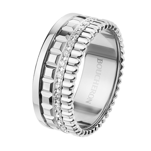 Boucheron Quatre Radiant Edition white small ring