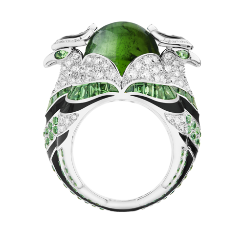 Boucheron Chinha, the Eagl green ring