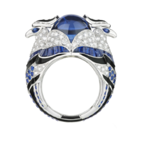 Boucheron Chinha, the Eagl blue ring