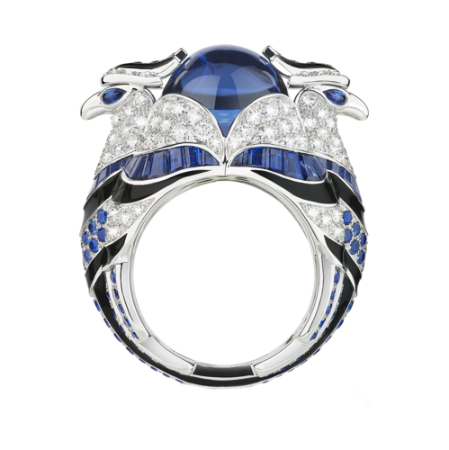 Boucheron Chinha, the Eagl blue ring