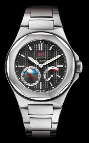 Girard-Perregaux Laureato Evo3 Large Date Moon Phases Power Reserve 80185-11-631-11A