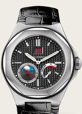 Girard-Perregaux Laureato Evo3 Large Date Moon Phases Power Reserve 80185-11-631-BB6A