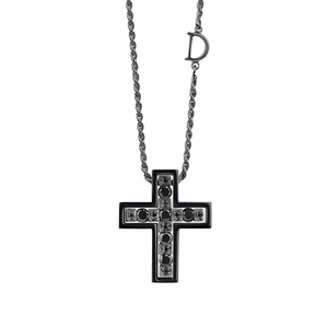 Крест Damiani BELLE EPOQUE Black Gold 20074271