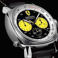Officine Panerai Ferrari Rattrapante Yellow Counters 45mm FER 00026