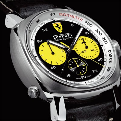Officine Panerai Ferrari Rattrapante Yellow Counters 45mm FER 00026