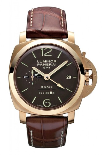 Officine Panerai Panerai 1950 8 Days GMT Pink Gold PAM 00289
