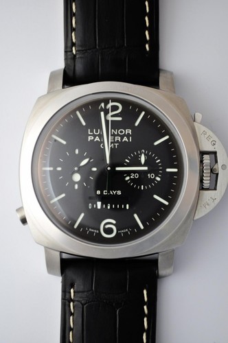Officine Panerai Panerai 1950 8 Days Monopulsante GMT Steel PAM 00275