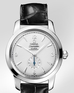Omega Olympic Collection London 2012 (YG-SS / Silver / Leather Strap) 522.23.39.20.02.001