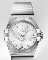 Omega Constellation Brushed Chronometer (SS / Silver / Bracelet) 123.10.38.21.02.001
