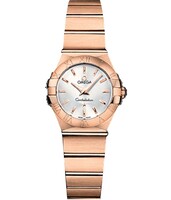 Omega Constellation Brushed Quartz (RG / Silver / Bracelet) 123.50.24.60.02.001