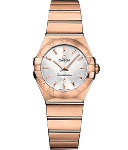Omega Constellation Brushed Quartz (RG / Silver / Bracelet) 123.50.27.60.02.001