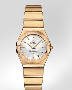 Omega Constellation Brushed Quartz (YG / Silver / Bracelet) 123.50.24.60.02.002