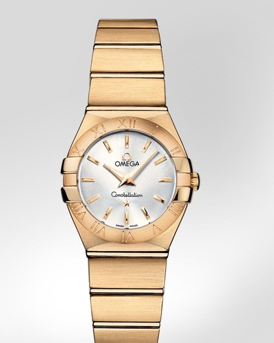 Omega Constellation Brushed Quartz (YG / Silver / Bracelet) 123.50.24.60.02.002