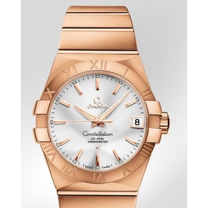 Omega Constellation Chronometer (RG / Silver / Bracelet) 123.50.38.21.02.001