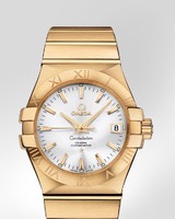 Omega Constellation Chronometer (YG / Silver / Bracelet) 123.50.35.20.02.002