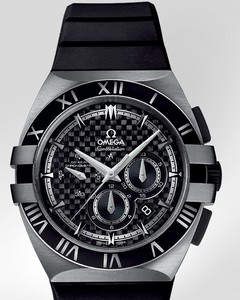 Omega Constellation Double Eagle Chronograph (Titanium / Black / Strap) 121.92.41.50.01.001