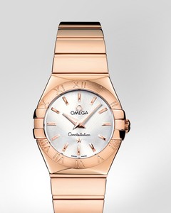 Omega Constellation Polished Quartz (RG / Silver / Bracelet) 123.50.27.60.02.003
