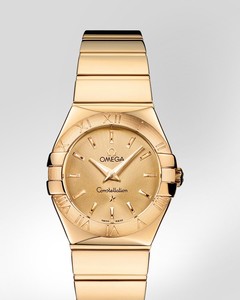 Omega Constellation Polished Quartz (YG / Champagne / Bracelet) 123.50.27.60.08.002