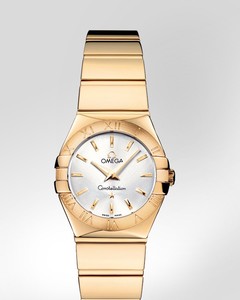 Omega Constellation Polished Quartz (YG / Silver / Bracelet) 123.50.24.60.02.004