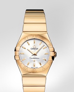 Omega Constellation Polished Quartz (YG / Silver / Bracelet) 123.50.27.60.02.004