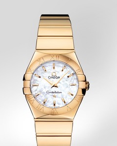 Omega Constellation Polished Quartz (YG / White-Mother-of-Pearl / Bracelet) 123.50.27.60.05.004