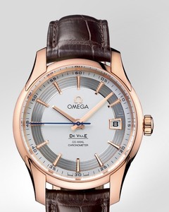 Omega De Ville Hour Vision ( RG / Silver / Croc Leather) 431.63.41.21.02.001