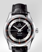 Omega De Ville Hour Vision ( SS / Black / Croc Leather) 431.33.41.21.01.001