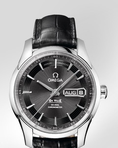 Omega De Ville Hour Vision Annual Calendar ( SS / Black / Croc Leather) 431.33.41.22.06.001