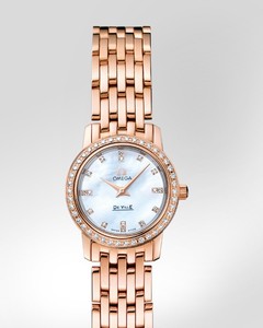 Omega De Ville Prestige 22mm (RG-Diamonds / MOP-Diamond / RG) 4135.75