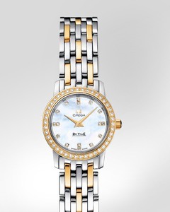 Omega De Ville Prestige 22mm (SS-YG-Diasmonds / MOP-Diamonds / SS-YG) 4375.75