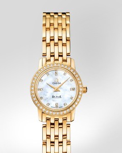 Omega De Ville Prestige 22mm (YG-Diamonds / MOP-Diamond / YG) 4175.76