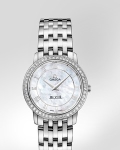 Omega De Ville Prestige 27mm (SS -Diamonds / MOP/ SS) 413.15.27.60.05.001