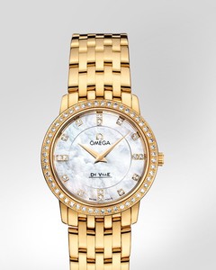 Omega De Ville Prestige 27mm (YG -Diamonds / MOP-Diamonds/ YG) 413.55.27.60.55.001