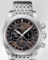 Omega Deville Co-Axial Chronoscope (SS / Brown / Bracelet) 422.10.44.52.13.001