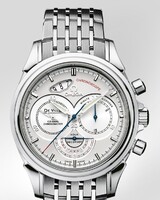 Omega Deville Co-Axial Chronoscope (SS / Silver / Bracelet) 4550.3