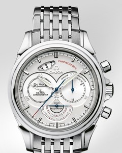 Omega Deville Co-Axial Chronoscope (SS / Silver / Bracelet) 4550.3
